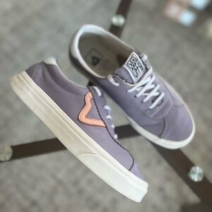 New Vans Sport 'Nirvana' Soft Leather Casual Women Size 7 Purple Pink Mens 5.5
